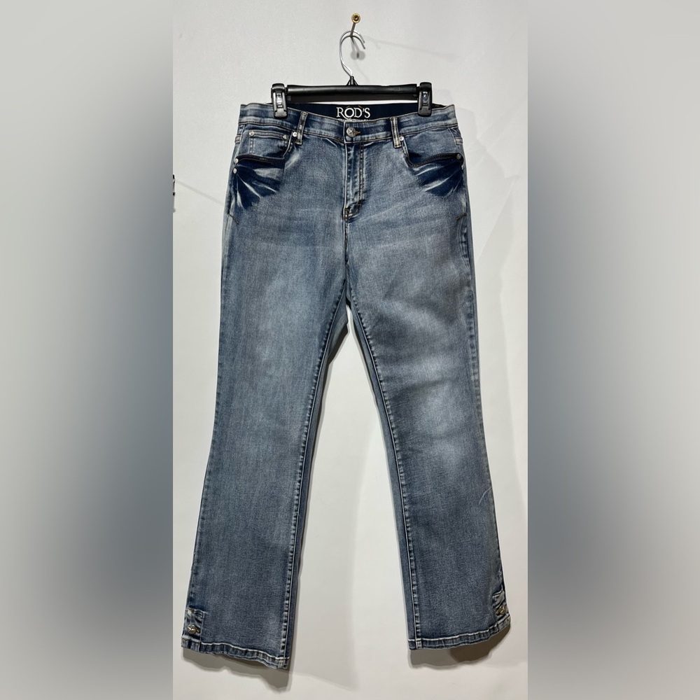 ROD'S True Western Bootcut Denim Jeans Women’s Size 13/14 Inseam 34”